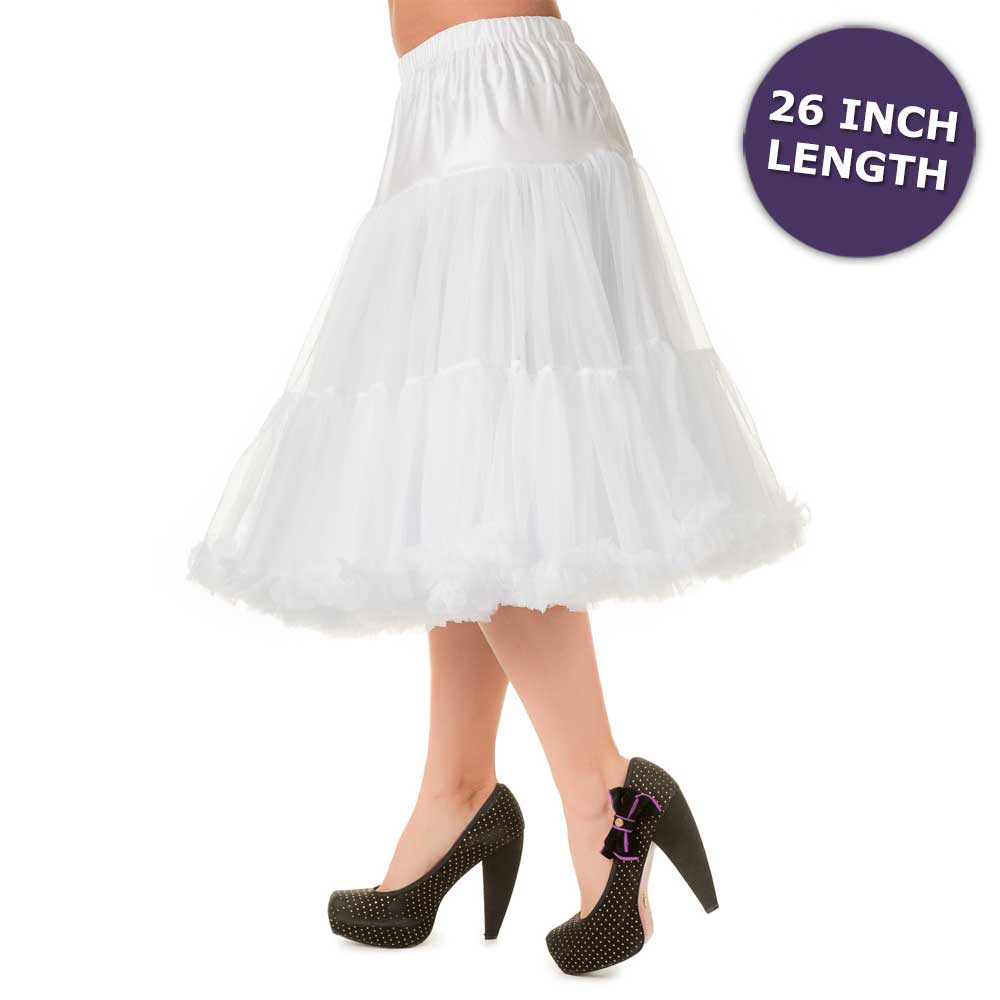 Banned - Lifeforms Petticoat - 26 inch - Wit